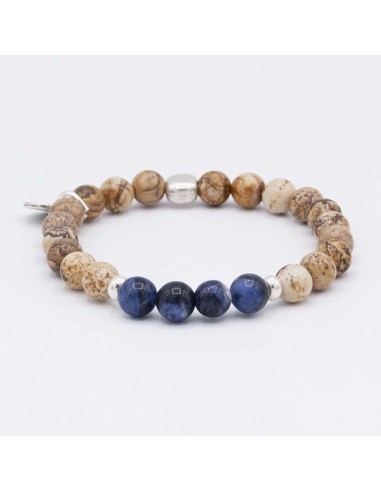 Pulsera elástica piedra natural
