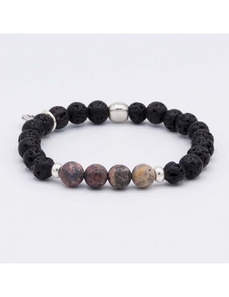 Pulsera elástica piedra natural