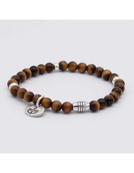 Pulsera elástica piedra natural