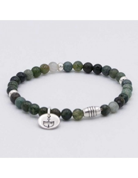 Pulsera elástica piedra natural