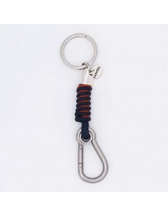 Nautical key chain with carabiner
