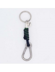 Nautical key chain with carabiner