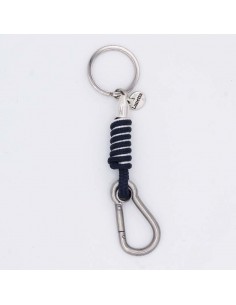 Nautical key chain with carabiner