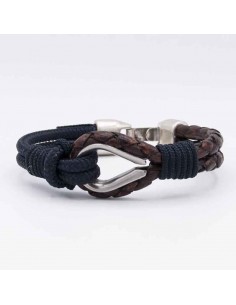 Pulsera nautica cuero guardacabos