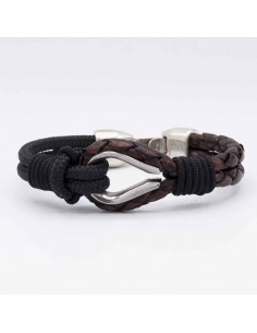 Pulsera nautica cuero guardacabos