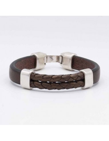 Pulsera Piel Combinada