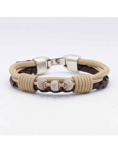 Pulsera dos nudos cerámica