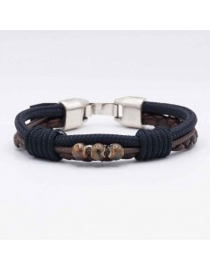 Pulsera dos nudos cerámica