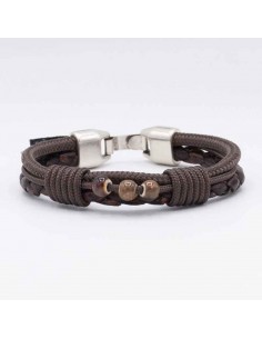Pulsera dos nudos cerámica
