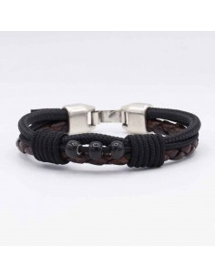 Pulsera dos nudos cerámica