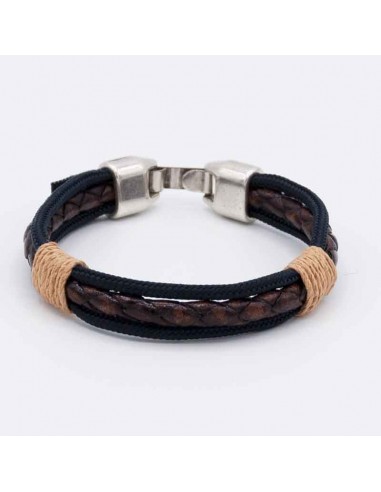 Triple natural stone bracelet