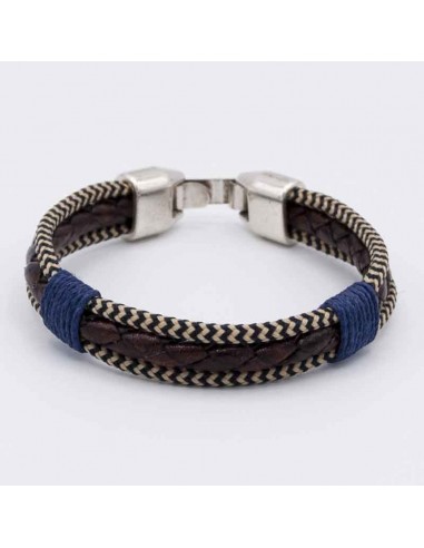 Pulsera trenzada+doble cordino