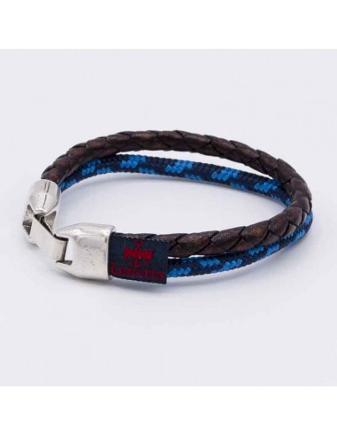 Pulsera trenzada+cordino 5mm