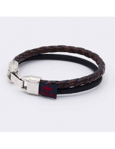 Pulsera trenzada+cordino 5mm