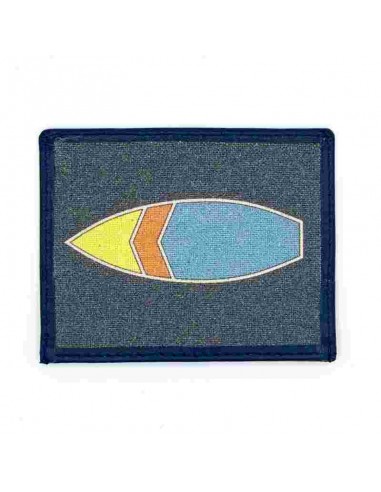 Leather bicolor card holder