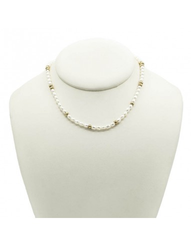 Nautical necklace with pearls