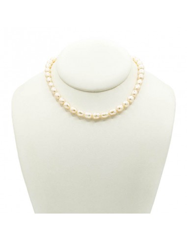 Nautical necklace with pearls