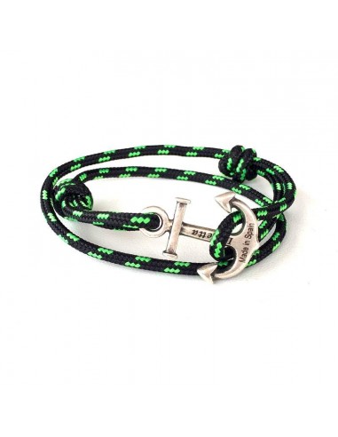Pulsera ancla cordón moteado