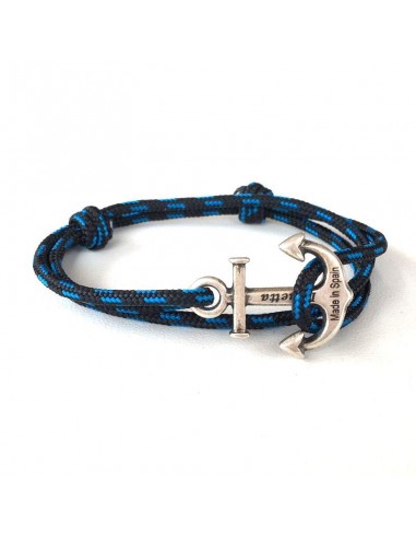 Pulsera ancla cordón moteado