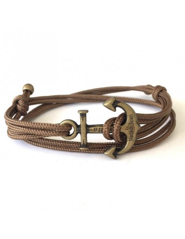 Pulsera ancla con cordón